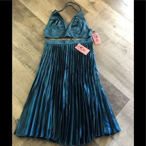 COPY - Satin Skirt & Top Set